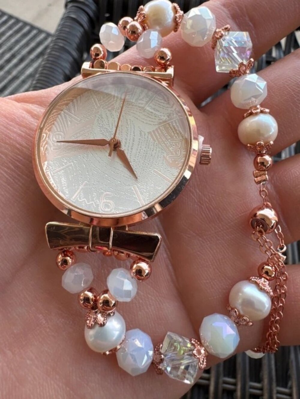 Pearl Beaded Watch